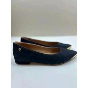 InSignia Flats Genuine Suede Navy Made in Brazil Quality Shoes Sz US6